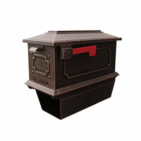SPECIAL LITE PRODUCTS Steel Curbside Mailbox, Oil Rubbed Bronze SCH-1016-S-ORB